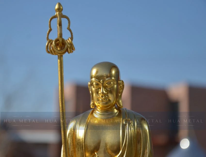 Bronze-Ksitigarbha-Bodhisattva-Statue Bronze-Ksitigarbha-Bodhisattva-Statue