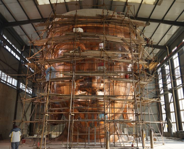 Bronze-Sakyamuni-buddha-sculpture-fabrication-process